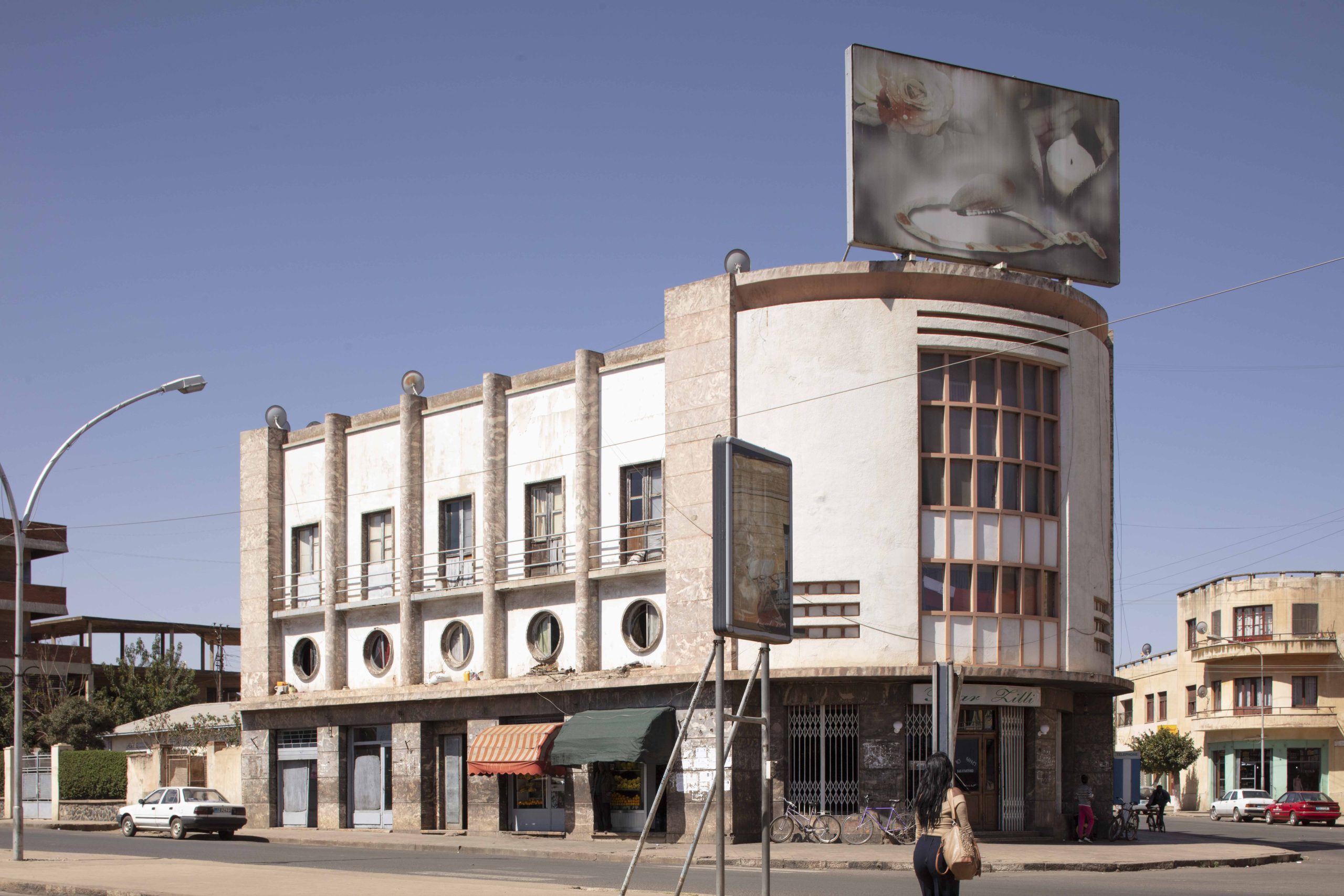 Colonial building in Asmara, Ethiopia